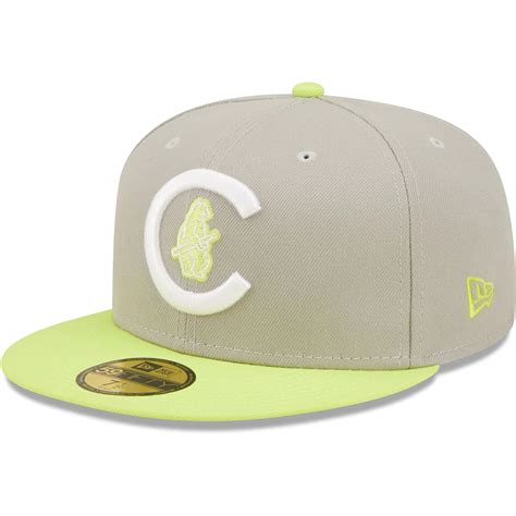 New Era Chicago Cubs Gray/Green 1908 World Series Cyber 59FIFTY Fitted