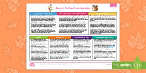 Eyfs Planning Web Autumn Outdoor Learning Ideas Twinkl