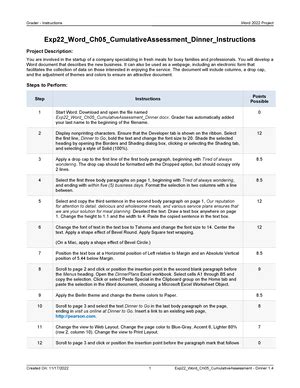 Exp Excel Ch Cumulative Assessment Variation Travel Instructions