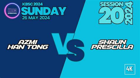 Azmi Hantong Vs Shaun Prescilla Kbsc Sunday May