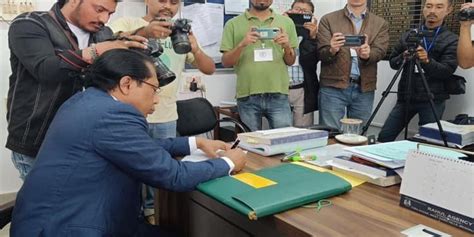 Dr Mukul Sangma Files Nomination To Contest From Tikrikilla South