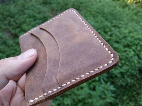 Slim Leather Wallet, Card Holder, Minimalist Wallet, Card Wallet ...