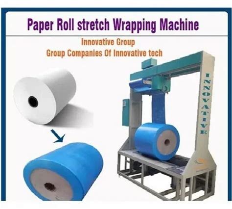 M S Structure Paper Roll Stretch Wrapping Machine Automation Grade