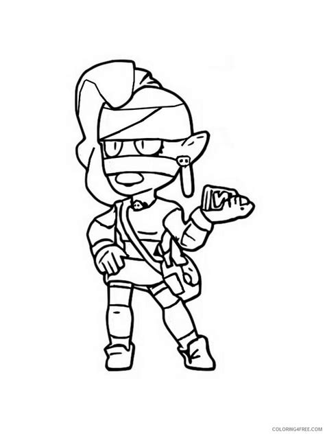 Emz Coloring Pages Games Emz Brawl Stars 9 Printable 2021 080