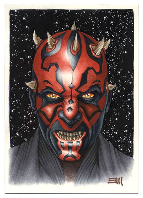 Darth Maul Portrait Commission By Erik Maell On Deviantart