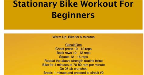 The Best Stationary Bike Workout | The Frugal Exerciser