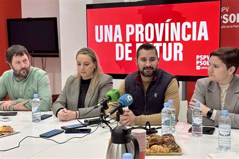 El PSPV PSOE confía en revalidar las alcaldías socialistas