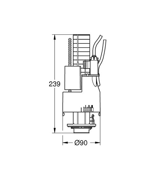 Válvula de descarga Dual Flush GROHE