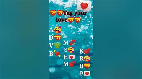 Tag Your Love 💞💞💕💝💌💕💘💓💓💖 Youtube