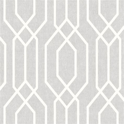 Geometric Wallpaper Grey Geo Wallpaper Trellis Wallpaper Embossed