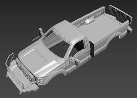 Stl File Ford F250 Rc Body 🚙・3d Print Object To Download・cults