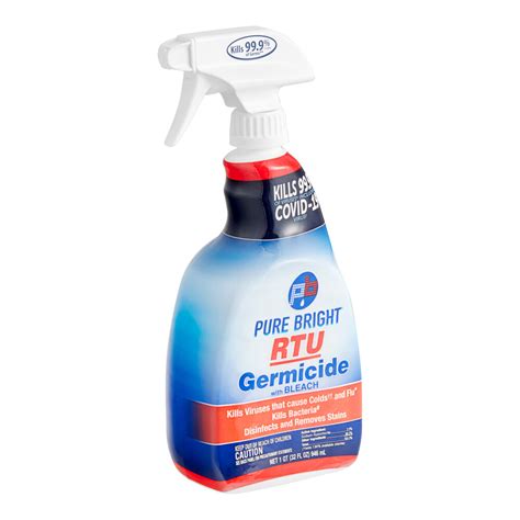 Kik Pure Bright 32 Fl Oz 1 Qt All Purpose Ready To Use Germicidal