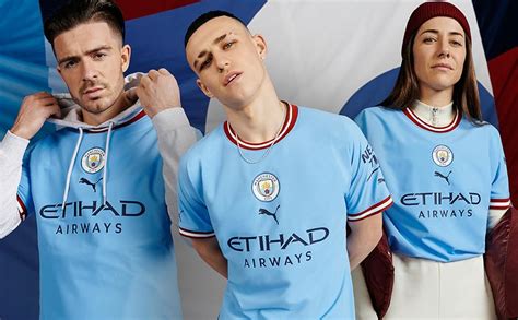 Puma Mens Manchester City Fc 202223 Replica Home Football Jersey Xlarge Sports