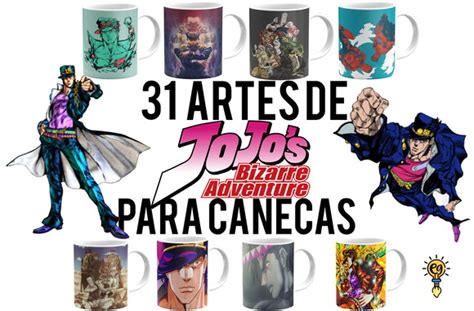 Jojos Bizarre Adventure Artes Para Canecas Produtos Elo7