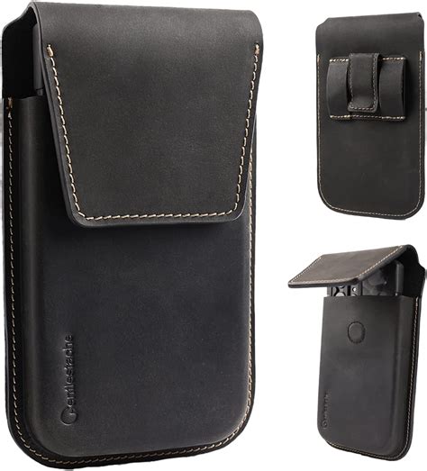 Amazon BELTRON Genuine Leather Phone Holster With Belt Clip