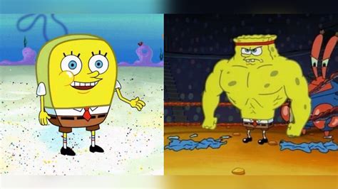 Increasingly Buff SpongeBob | Know Your Meme