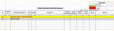 Submittal Log Template Prntbl Concejomunicipaldechinu Gov Co