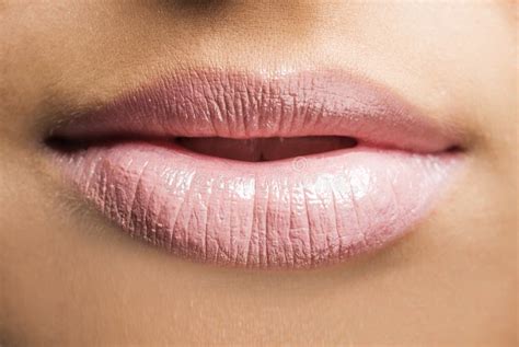 Lip Close Up Makeup Stock Photo Image Of Glossy Fashion 64574128