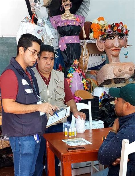 COEPRIS Realiza SSM Vigilancia Sanitaria En La Expo Feria Del Mezcal