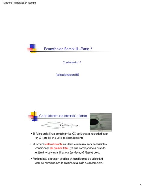 SOLUTION Explicaci N De La Mec Nica De Fluidos Con Ejemplos Ecuaci N