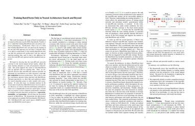 Training BatchNorm Only in Neural Architecture Search and Beyond ...