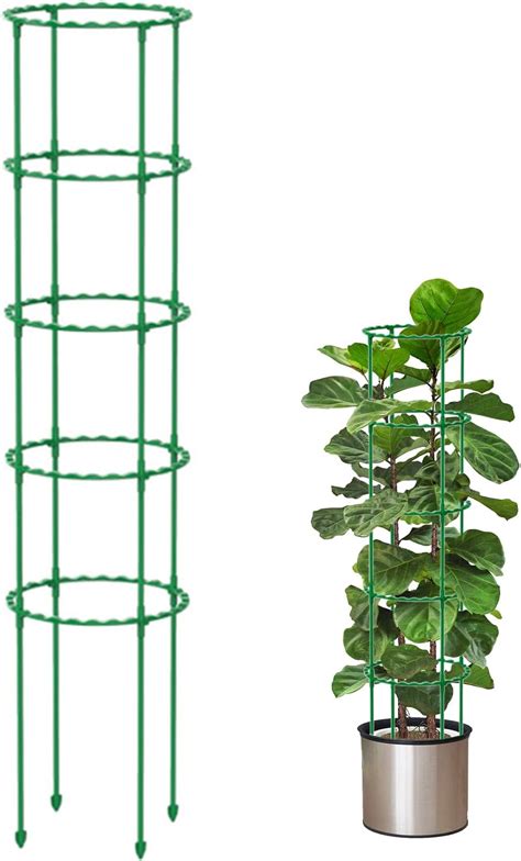 2pcs 5 Layer Plant Support Cage 85cm Garden Support Plant Pile Tomato Cage Plant Cage Potted