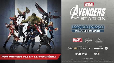 Marvel Avengers S T A T I O N Llega A Espacio Riesco Desde El 1 De