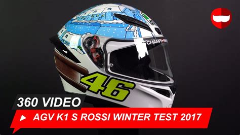 Agv K S Rossi Winter Test Championhelmets Youtube