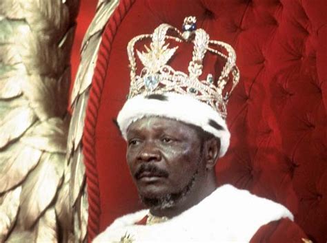 Black ThenJean Bedel Bokassa A Self Crowned Emperor Of The Central