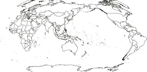 World Robinson Projection Map