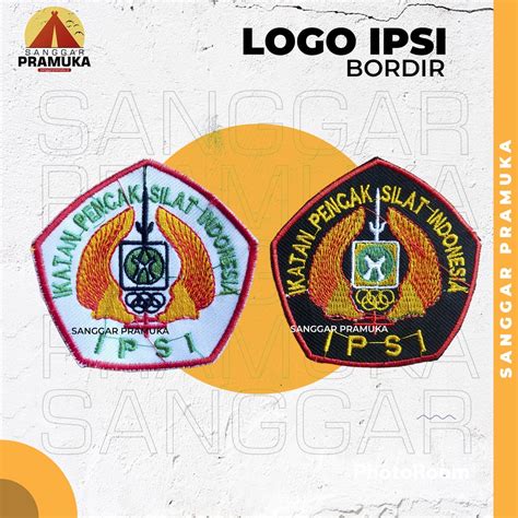 Jual Logo IPSI / Badge Ikatan Pencak Silat Indonesia / Ipsi Hitam ...