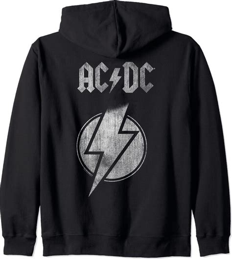 AC/DC ACDC Lightning Bolt Zip Hoodie - ShopStyle T-shirts