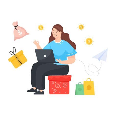 Premium Vector Earn Money Flat Illustration Premium Download