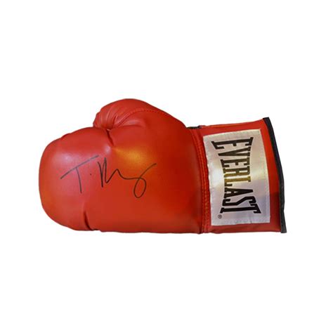 Tyson Fury Signed Red Everlast Boxing Glove