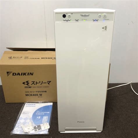 Ai848 2020年製 ダイキン Daikin 加湿ストリーマ空気清浄機 19畳 スリムタワー型 アクティブプラズマイオン Mck40x W