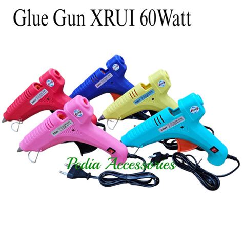 Jual Alat Lem Tembak Besar Glue Gun On Off Xrui Watt Free Pcs