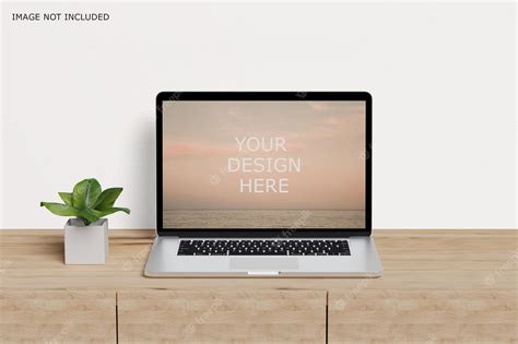 Premium Psd Laptop Mockup Perspective View