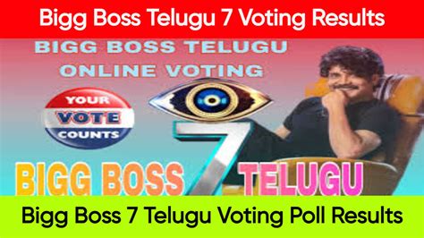 Bigg Boss Telugu Voting Results Elimination Week Wise Resul