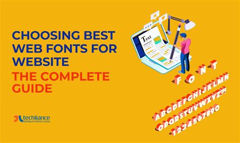 Choosing Best Web Fonts for Websites: The Complete Guide