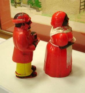 Vintage Aunt Jemima And Uncle Moses Salt And Pepper Shakers On PopScreen