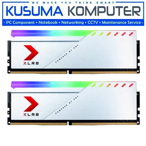 Jual RAM PNY XLR8 SILVER LONGDIMM 16GB 2x8 RGB DDR4 3200NHz Shopee