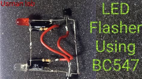 Led Flasher Circuit Using Bc Led Flasher Circuit Flip Flop Diy