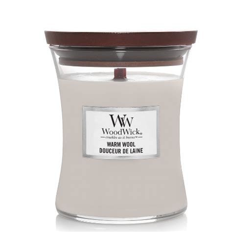 Woodwick Medium Candle Warm Wool Geur Voor Je Huis