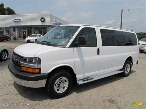 2011 Summit White Chevrolet Express LT 3500 Passenger Van 50769156