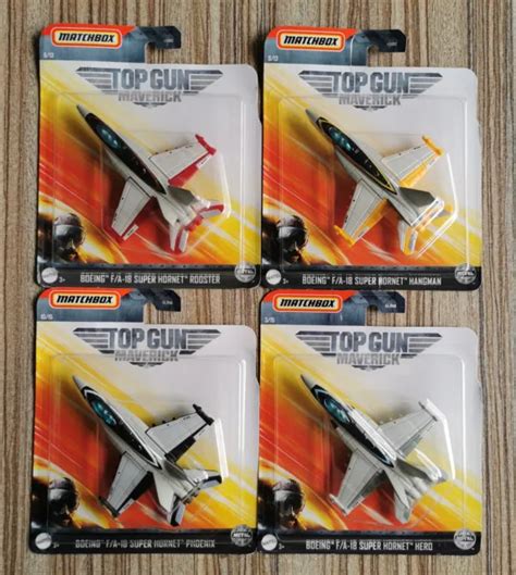 X Matchbox Top Gun Maverick Boeing F A Super Hornet Rooster