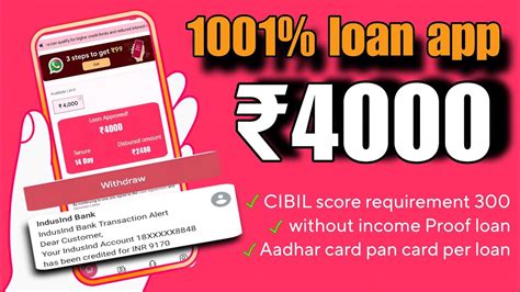 Instant Pay Later App Pan Card No Aadhaar Card No Cibil Score