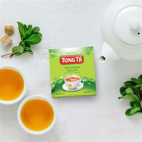 Jual Tong Tji Green Tea Jasmine Pack Isi Gram Tea Bag Teh Celup