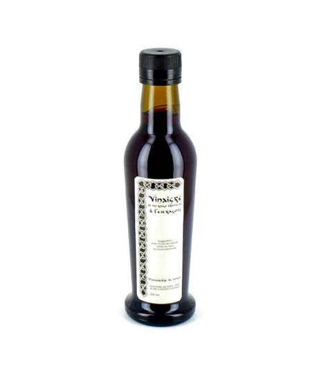 Vinaigre de vin rouge aromatisé à l estragon bio 250 mL SOLAN