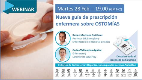 Webinar Nueva guía de prescripción enfermera de ostomías COLEGIO DE