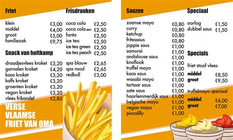 Oma S Friet Amsterdam Verse Vlaamse Friet Van Oma